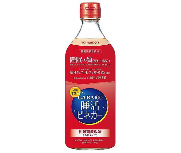 ヤマモリ GABA100 睡活ビネガー 500ml瓶×6本入×(2ケース)｜ 送料無料 黒酢ドリンク 健康酢 酢飲料 お酢..