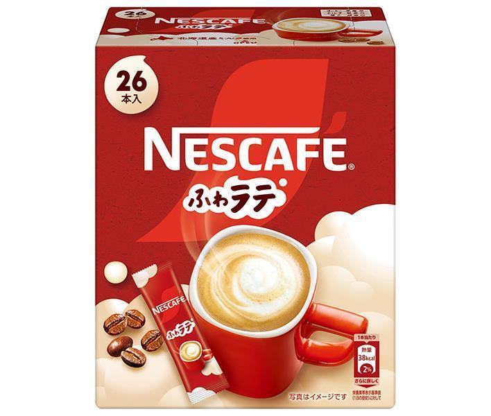 ネスレ日本 ネスカフェ ふわラテ (7.4g×26P)×12箱入｜ 送料無料 嗜好品 インスタント スティックコーヒー