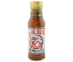 キンリューフーズ 焼肉のたれ 銀龍 みそ味・中辛(にんにく不使用) 210g瓶×12本入｜ 送料無料 焼肉のたれ タレ 調味料