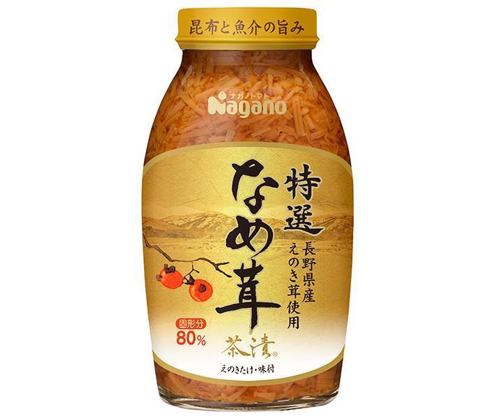 ナガノトマト 特選なめ茸茶漬 370g瓶×15本入｜ 送料無料 お茶漬け なめたけ お茶づけ なめ茸 えのき