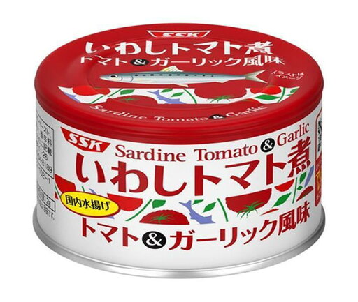 SSK いわしトマト煮 トマト&ガーリック風味 150g缶×24個入×(2ケース)| 送料無料 一般食品 缶詰 いわし ガーリック トマト SSK いわしトマト煮 トマト&ガーリック風味 150g缶×24個入×(2ケース)| 送料無料 一般食品 缶詰 いわし ガーリック トマト