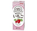 【送料無料・メーカー/問屋直送品・代引不可】明治 オ・レ いちご 200ml紙パック×24本入×(2ケース)| いちごオレ イチゴオレ 乳酸 イチゴ 苺 果実