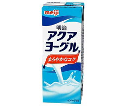 【送料無料・メーカー/問屋直送品・代引不可】明治 アクアヨーグル 200ml紙パック×24本入｜ 乳性 乳酸菌 ヨーグルト