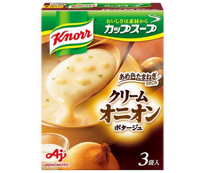 味の素 クノール カップスープ クリームオニオンポタージュ (18.1g×3袋)×10箱入｜ 送料無料 インスタント スープ ポタージュ 玉ねぎ タマネギ 玉葱