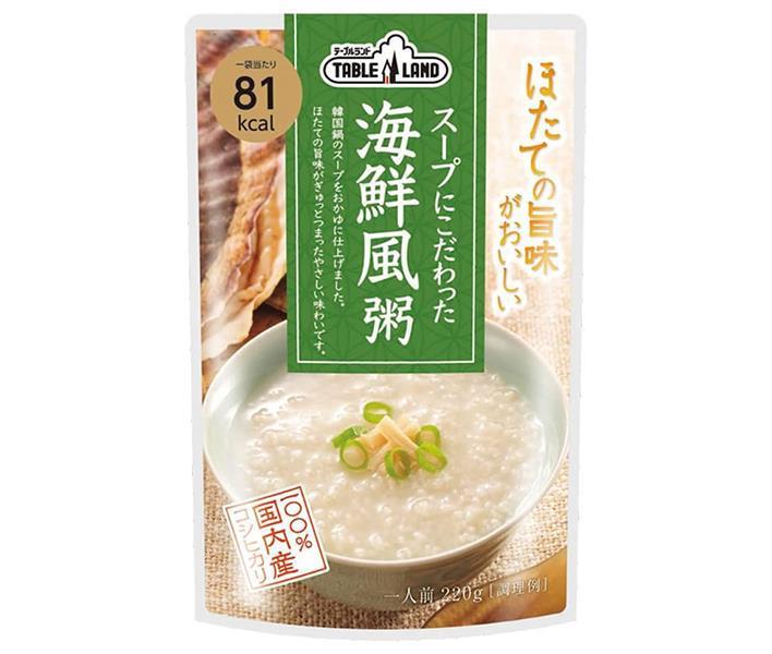 丸善食品工業 テーブルランド スープにこだわった 海鮮風粥 220gパウチ×24(12×2)袋入×(2ケース)｜ 送料..