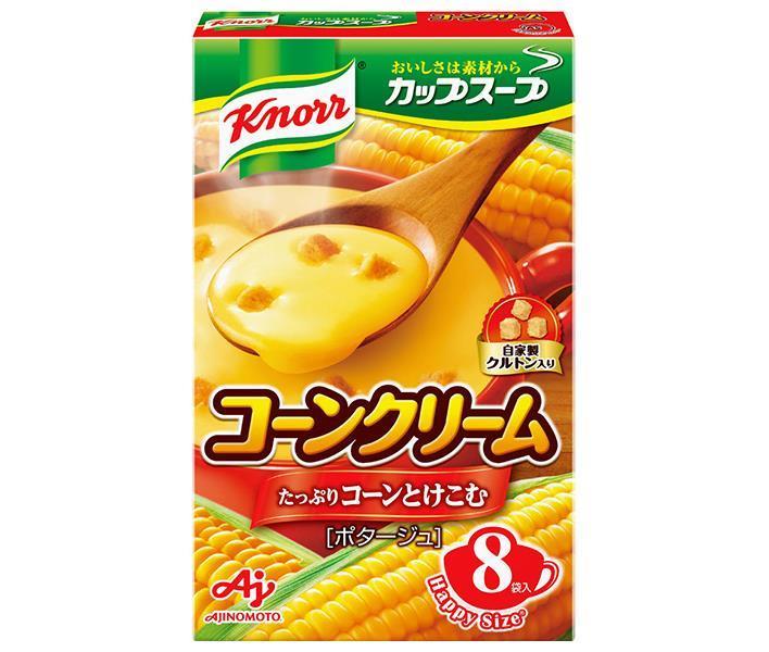 味の素 クノール カップスープ コーンクリーム (18.6g×8袋)×6箱入×(2ケース)｜ 送料無料 コーンポタージュ インスタント