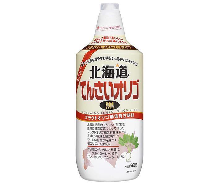 加藤美蜂園 北海道てんさいオリゴ(黒) 960g×8本入｜ 送料無料 嗜好品 シロップ 甘味料 ラフィノース オリゴ糖分