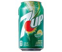 シーエフシージャパン 7UP(セブンアップ) 355ml缶×24(12×2)本入｜ 送料無料 レモン 炭酸 甘さひかえめ