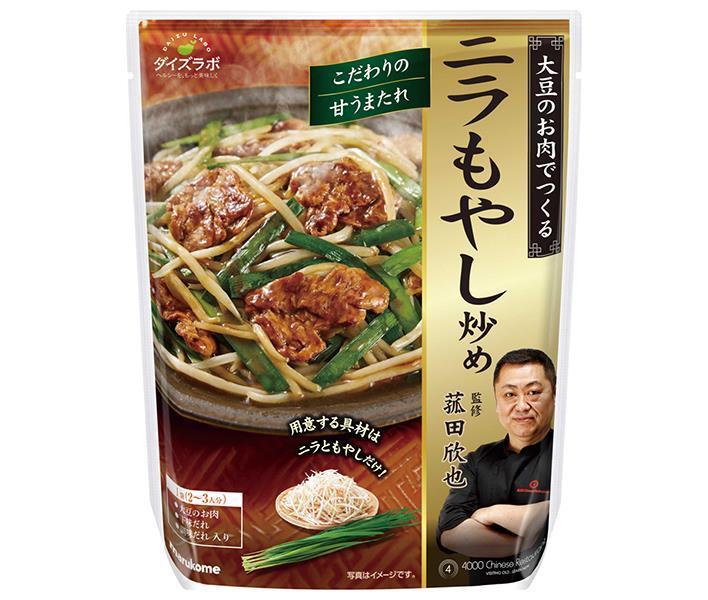 マルコメ ダイズラボ 菰田欣也監修 ニラもやし炒め 166g×20袋入｜ 送料無料 一般食品 調味料 まるこめ