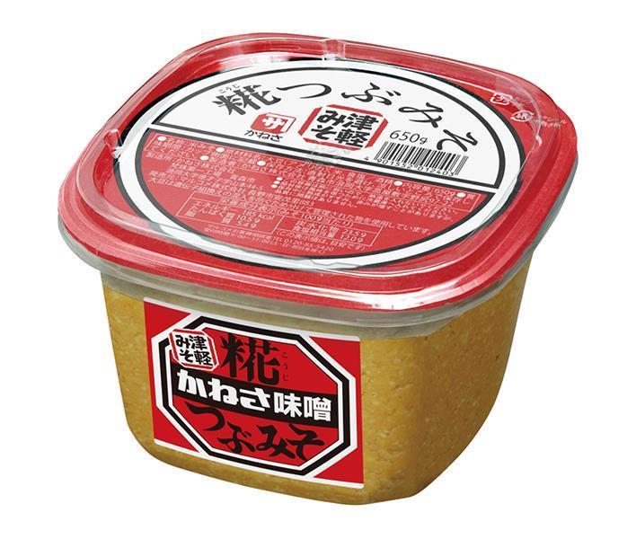 マルコメ かねさ糀つぶみそ 650g×8個入｜ 送料無料 味噌 一般食品 調味料 まるこめ