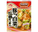 味の素 CookDo(クックドゥ) きょうの大皿 豚バラ白菜用 ごま油香る鶏だしあん 110g×10個入×(2ケース)| 送料無料 一般食品 調味料 即席