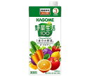 カゴメ 野菜生活100 (3倍濃縮) 1L紙パック×6本入×(2ケース)| 送料無料 野菜 野菜ミックス 業務用 希釈用