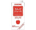 カゴメ りんごジュース(ホテルレストラン用) 1L紙パック×6本入| 送料無料 りんごジュース 果汁100 ジュース 業務用