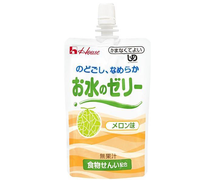 ハウス食品 お水のゼリー メロン味 120g×40本入｜ 送料無料 ゼリー飲料 ゼリー フルーツ めろん