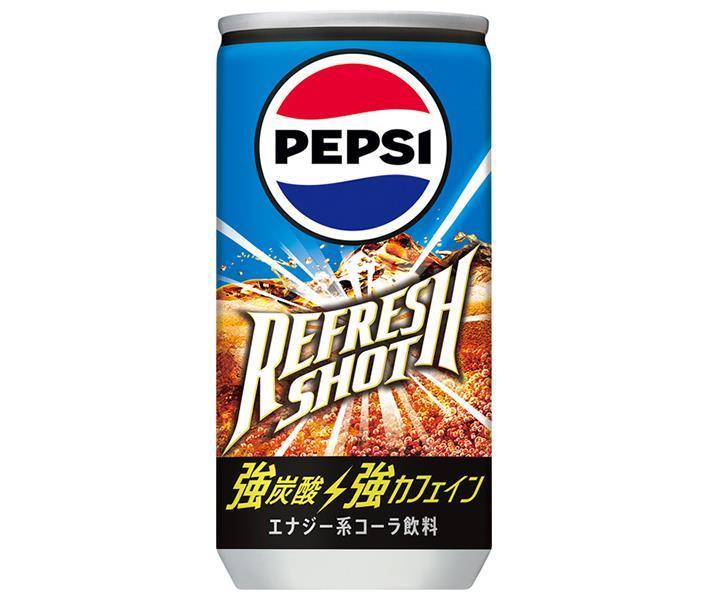 サントリー ペプシ リフレッシュショット 200ml缶×30本入｜ 送料無料 ペプシ PEPSI 炭酸 カフェイン 濃厚コーラ