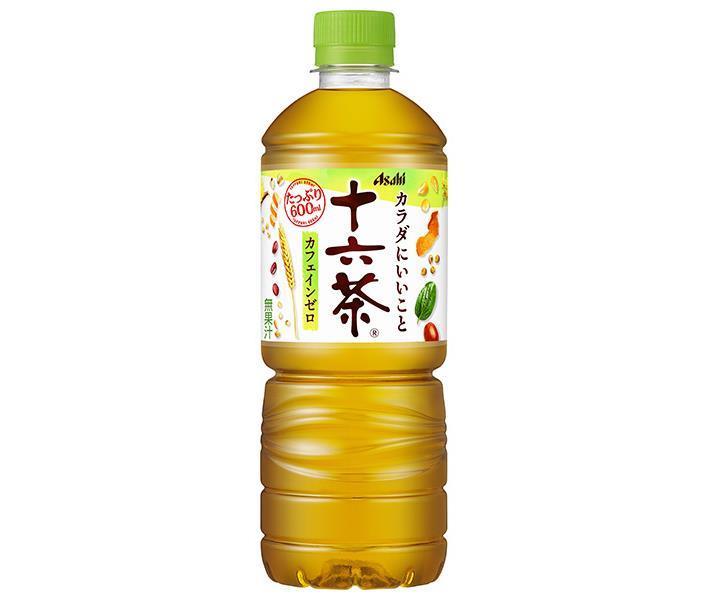 アサヒ飲料 十六茶【自動販売機用】 600mlペットボトル×24本入×(2ケース)｜ 送料無料 茶飲料 ブレンド茶 お茶 ノンカフェイン カフェインゼロ