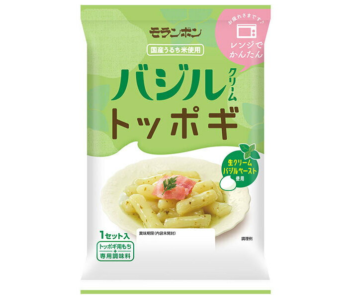 モランボン バジルクリームトッポギ 145g×10袋入×(2ケース)｜ 送料無料 トッポギ 韓国料理 インスタント バジル