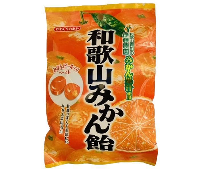 キャンディ 【送料無料・メーカー/問屋直送品・代引不可】川口製菓 和歌山みかん飴 100g×10袋入｜ お菓子 おやつ 飴 あめ キャンディ みかん ミカン 蜜柑