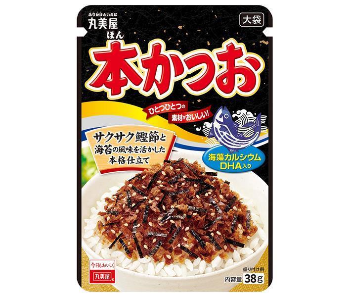 丸美屋 ふりかけ 本かつお 大袋 38g×10袋入×(2ケース)｜ 送料無料 調味料 ふりかけ 大袋 チャック マルミヤ 1