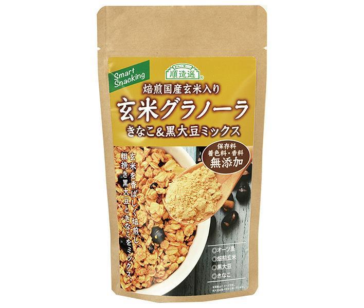 JANコード:4993199102098 原材料 オーツ麦(オーストラリア)、還元麦芽糖水飴、黒大豆、米油、焙煎玄米、きなこ、玄米粉 栄養成分 (1食分(20g)当たり)エネルギー95kcal、たんぱく質2.8g、脂質3.6g、炭水化物13.4g、食塩相当量0g 内容 カテゴリ：一般食品、健康食品、袋サイズ:165以下(g,ml) 賞味期間 (メーカー製造日より)12ヶ月 名称 朝食シリアル 保存方法 直射日光、高温多湿を避け、涼しい場所に保存してください。 備考 販売者:マルカイコーポレーション株式会社大阪市西区京町堀1丁目18-5 ※当店で取り扱いの商品は様々な用途でご利用いただけます。 御歳暮 御中元 お正月 御年賀 母の日 父の日 残暑御見舞 暑中御見舞 寒中御見舞 陣中御見舞 敬老の日 快気祝い 志 進物 内祝 %D御祝 結婚式 引き出物 出産御祝 新築御祝 開店御祝 贈答品 贈物 粗品 新年会 忘年会 二次会 展示会 文化祭 夏祭り 祭り 婦人会 %Dこども会 イベント 記念品 景品 御礼 御見舞 御供え クリスマス バレンタインデー ホワイトデー お花見 ひな祭り こどもの日 %Dギフト プレゼント 新生活 運動会 スポーツ マラソン 受験 パーティー バースデー