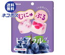 【全国送料無料】【ネコポス】カバヤ ピュアラルグミ ぶどう 58g×8袋入| お菓子 グミ 袋 グレープ 葡萄 ぶどう PURERAL