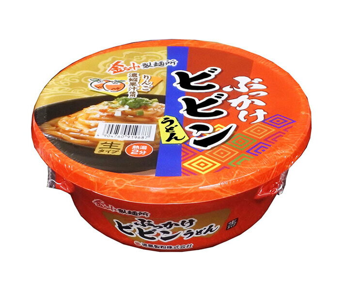 徳島製粉 金ちゃん製麺所 ぶっかけビビンうどん 172g×12個入｜ 送料無料 インスタント 即席 うどん ぶっかけ