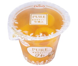 たらみ PURE びわ 270g×18(6×3)個入×(2ケース)｜ 送料無料 ゼリー 枇杷 ビワ お菓子 おやつ