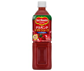 デルモンテ トマトジュース(有塩) 900gペットボトル×12本入×(2ケース)｜ 送料無料 野菜ジュース トマト PET 有塩 リコピン