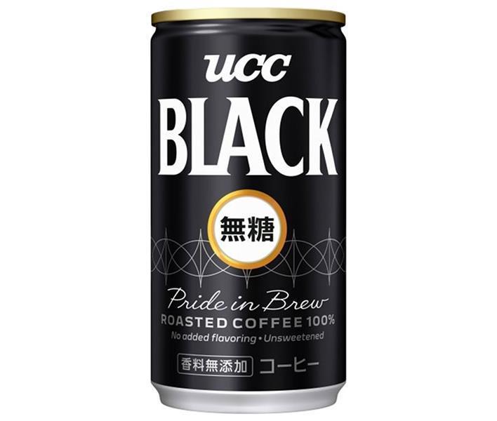 UCC BLACK(ブラック)無糖 185g缶×30本入×(2ケース)｜ 送料無料 ucc ブラック無糖 BLACK無糖
