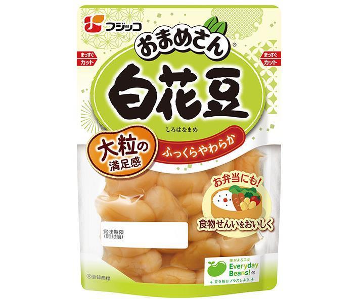 フジッコ おまめさん 白花豆 140g×10袋入×(2ケース)｜ 送料無料 一般食品 まめ 煮豆 にまめ