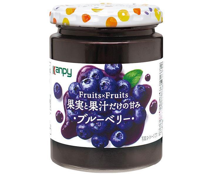 カンピー Fuits×Fruits ブルーベリー 260g瓶×12個入×(2ケース)| 送料無料 一般食品 スプレッド ジャム 瓶 ブルーベリー