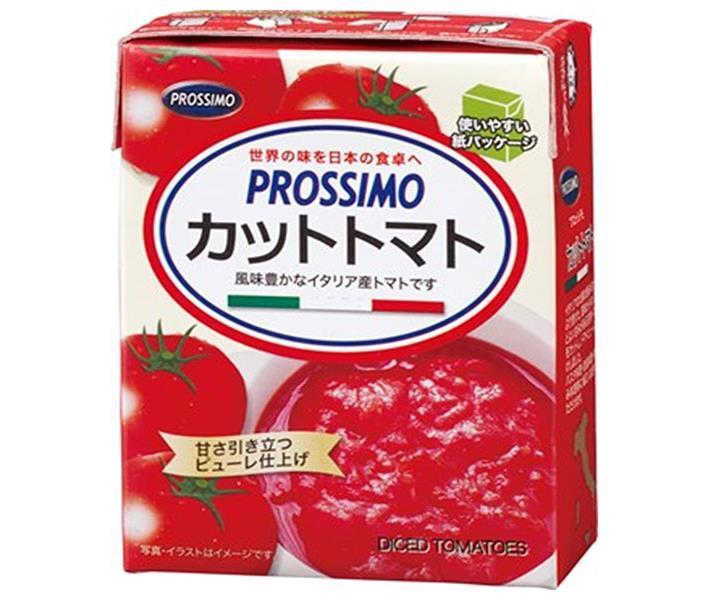 プロッシモ カットトマト 390g紙パック×16個入｜ 送料無料 トマト カットトマト 紙パック