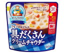 江崎グリコ クレアおばさんの具だくさんクリームチャウダー 180gパウチ×5袋入×(2ケース)| 送料無料 一般食品 レトルト スープ