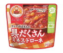 江崎グリコ クレアおばさんの具だくさんミネストローネ 180g×5袋入| 送料無料 一般食品 レトルト スープ ミネストローネ