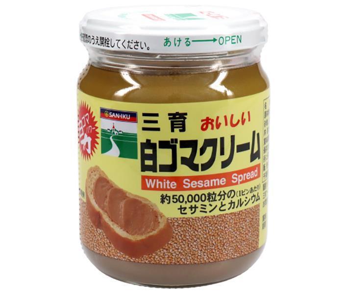 三育フーズ 白ゴマクリーム 190g瓶×12(6×2)個入｜ 送料無料 ジャム 瓶 スプレッド 白ごまクリーム