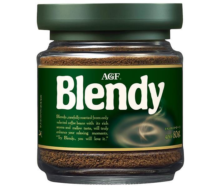 AGF ブレンディ 80g瓶×24本入×(2ケース)｜ 送料無料 コーヒー インスタントコーヒー 珈琲 Blendy