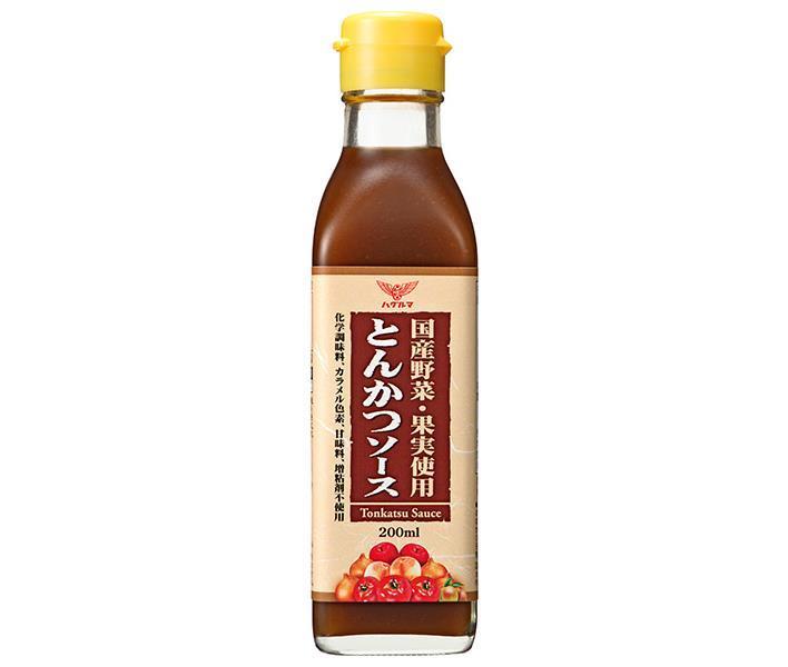 ハグルマ 国産野菜・果実使用とんかつソース 200ml瓶×12本入×(2ケース)｜ 送料無料 ソース 揚げ物 フライ 調味料