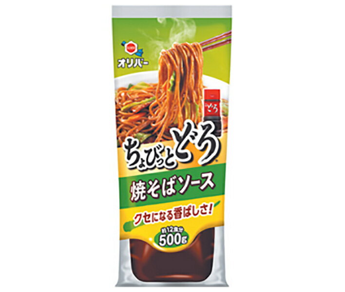 オリバーソース 焼そばソース ちょびっとどろ 500g×12本入×(2ケース)｜ 送料無料 やきそば ソース 調味料 どろソース 1