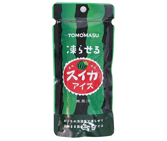 友桝飲料 スイカアイス 80gパウチ×36本入×(2ケース)｜ 送料無料 スイカ 飲料 アイス