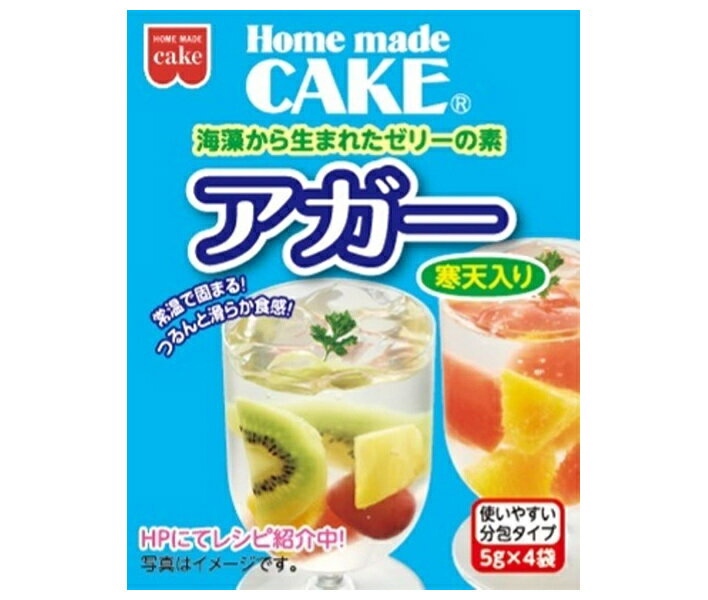 共立食品 ゼリーの素(アガー) 20g(5g×4)×6個入×(2ケース)｜ 送料無料 お菓子 菓子材料 箱 製菓材料 ゼリー