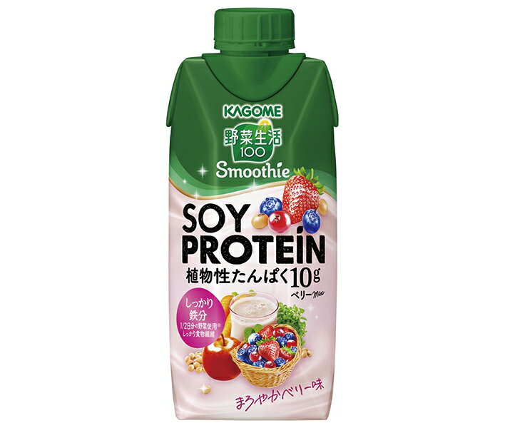  100 Smoothie(ࡼ) SOY PROTEIN(ץƥ) ٥꡼mix 330mlѥå12(2) ̵ ࡼ  ߥå ٥꡼ ץƥ