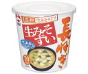 旭松 カップ生みそずい 合わせ長ねぎ 14.9g×6個入×(2ケース)| 送料無料 インスタント 即席 みそ汁