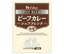 ハウス食品 ビーフカレー シェフブレンド 中辛 180g×30袋入| 送料無料 カレー ビーフ レトルト ビーフカレー 中辛(4)