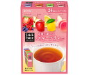 名糖産業 スティックメイトフルーツアソート 24P×6箱入×(2ケース)| 送料無料 嗜好品 粉末 果汁 インスタント 紅茶 箱 アソート