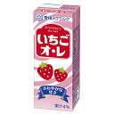 雪印メグミルク いちごオ・レ 200ml紙パック×24(12×2)本入×(2ケース)| 送料無料 いちごオレ 雪印 紙パック カルシウム MEGMILK