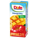 雪印メグミルク Dole(ドール) マンゴーミックス 100% 200ml紙パック×18本入×(2ケース)| 送料無料 マンゴー りんご 果汁100% ジュース