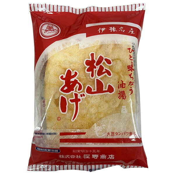 程野商店 松山あげ 小判 3枚×10袋入×(2ケース)| 送料無料 油揚 あぶらあげ 油抜き不要