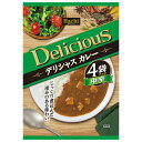 ハチ食品 デリシャスカレー 中辛 (170g×4袋)×12個入| 送料無料 一般食品 レトルト食品 カレー 4P 中辛