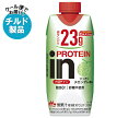【チルド(冷蔵)商品】森永乳業 inプロテイン すっきりメロンオレ風味 330ml紙パック×12本入| 送料無料 チルド メロン プロテイン
