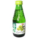 桜南食品 梅蜂スカッシュ 180ml瓶×30本入×(2ケース)| 送料無料 炭酸飲料 梅果汁 うめ スカッシュ 瓶